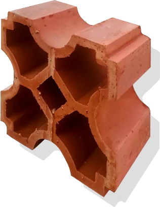 Small clay ventilation breeze block