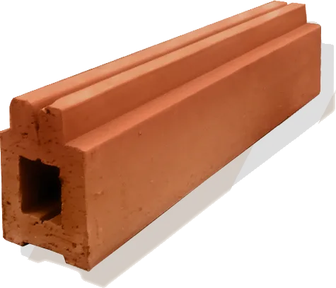 Clay cladding piece