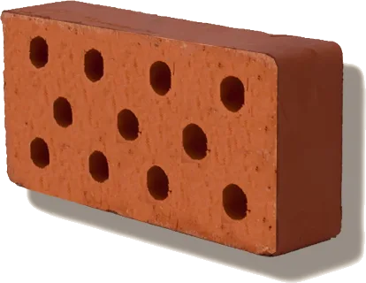 Clay common brick with vertical holes